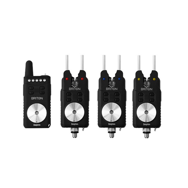 Set avertizori/senzori wireless Delphin BRITON, 3+1, culoare neagra