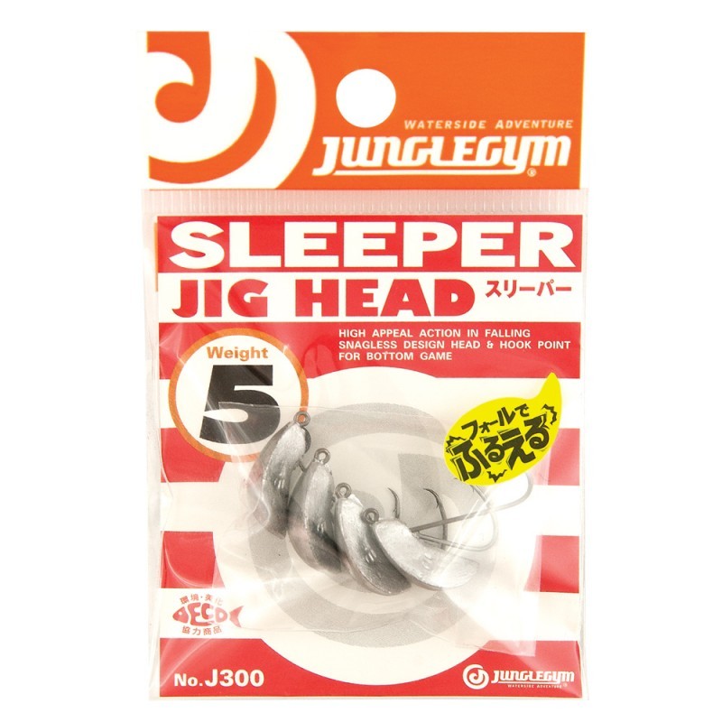 Cap jig / jighead, sleeper model J300, 4 buc/set 3g
