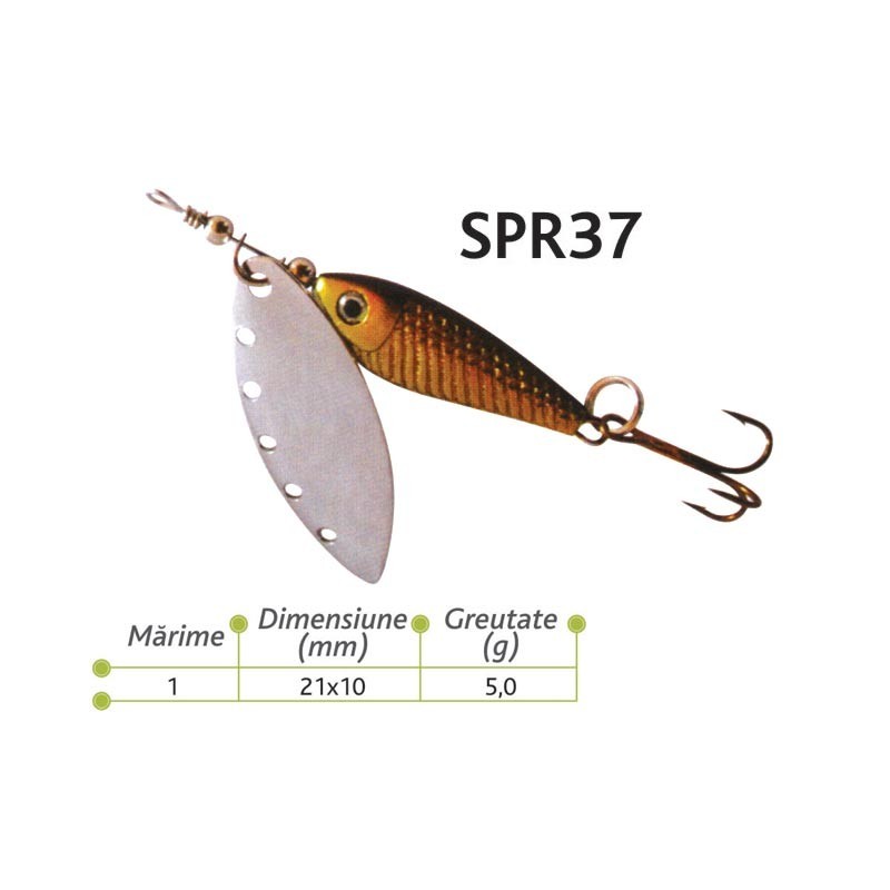 Lingurite rotative Spr 37 Baracuda 5g