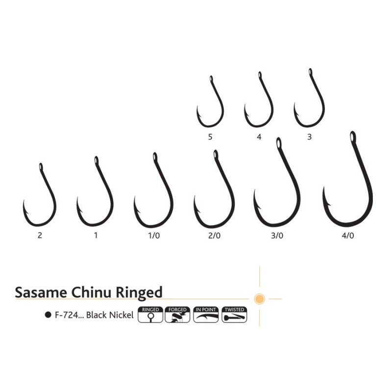 Ace pescuit Sasame Chinu Ringed 4/0