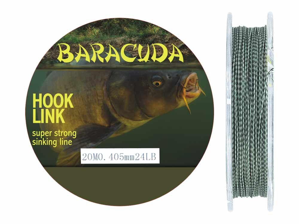 Fir textil monturi crap Baracuda Hook Link A, rezistenta la rupere 10.9 kg