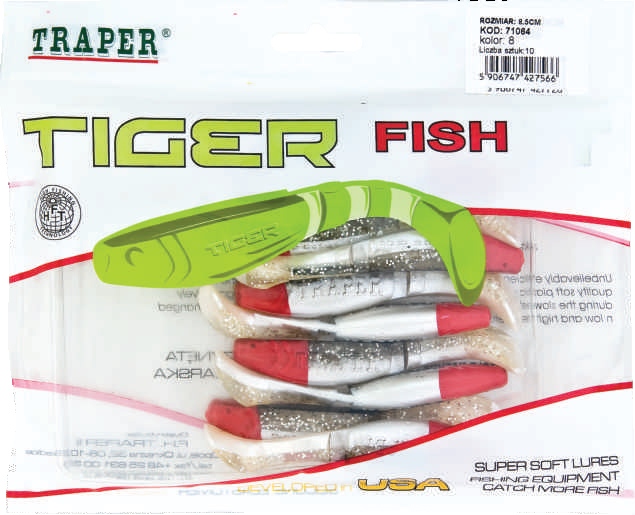 Shad Ripper Tiger Fish - Traper 85 mm