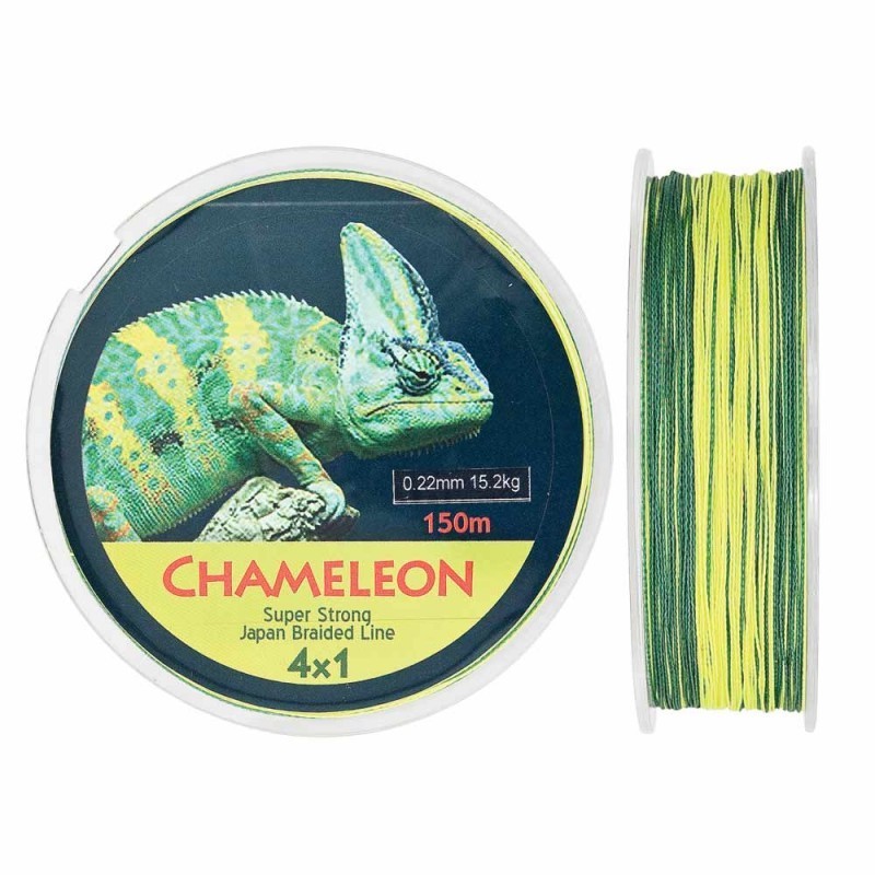 Fir textil Baracuda Chameleon 4X 150 m, multicolor 0.12 mm