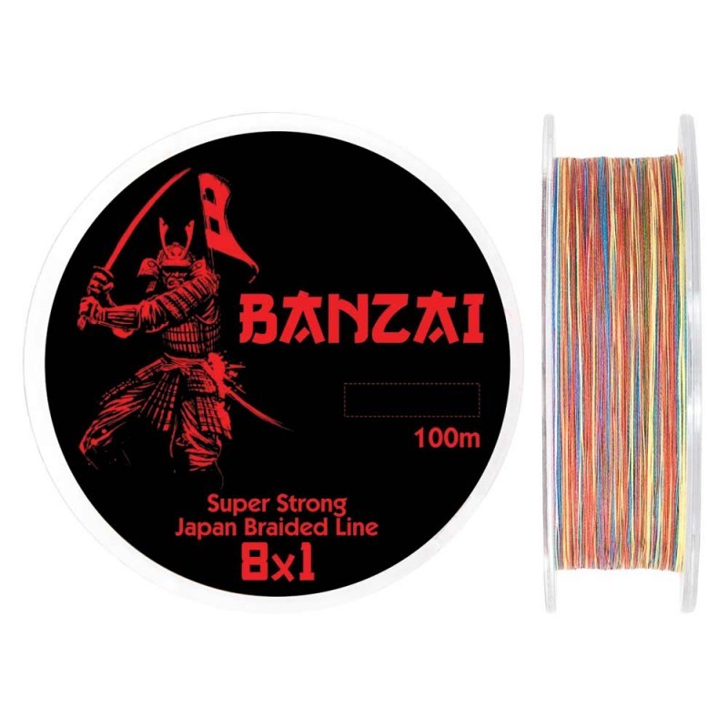 Fir textil Baracuda Banzai 100 m, multicolor 0.16 mm