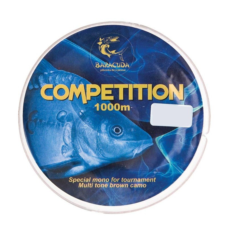 Nylon monofilament Baracuda Competition 1000 m maro 0.22 mm