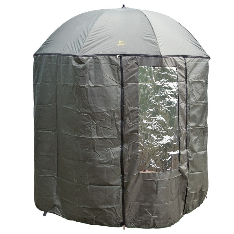 Shelter/umbrela Baracuda U6-W, inchidere totala 360, pentru orice vreme, cuie ancorare, husa de transport