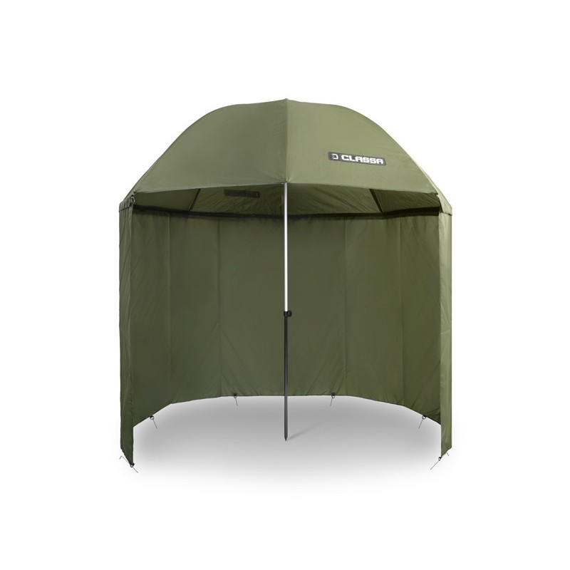 Umbrela/shelter cu perete lateral Delphin CLASSA, diametru 250 cm, husa transport, cuie fixare