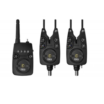 Set avertizori/senzori wireless Delphin FORZA, 2+1, culoare neagra