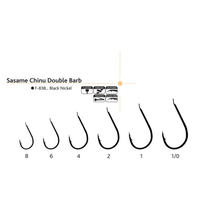 Ace pescuit Sasame Chinu Double Barb