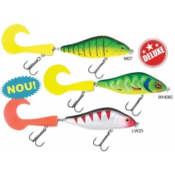 Voblere Baracuda Deluxe 9104 Soft Tail, 100 mm, 40 g, sinking