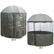 Shelter/umbrela Baracuda U6-WS, inchidere totala 360, paravan si plasa antiinsecte